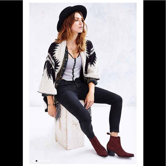 Urban Outfitters Denim - UO BDG Twig Lace-Up Low Rise Grazer Jean Black 29